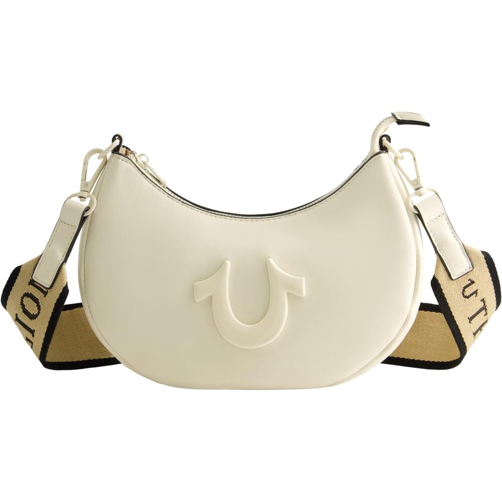 2341 Shoulder Bag Purse, Crescent Hobo Handbag with Adjustable Removable
